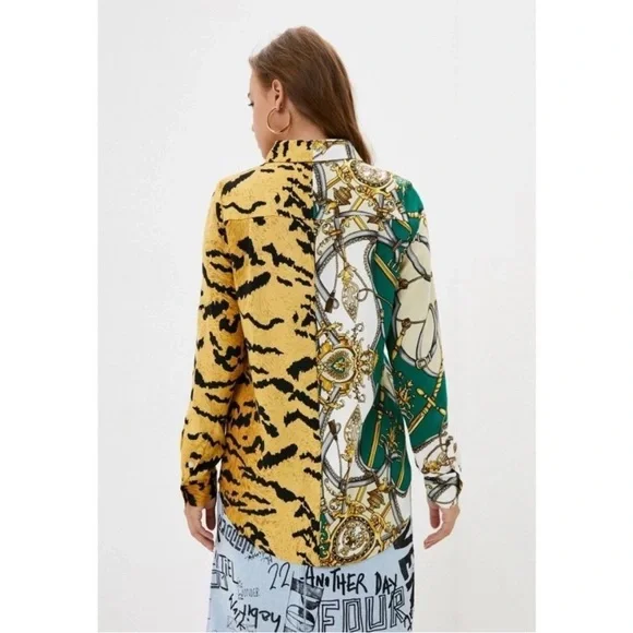 Essentiel Antwerp Trice Button Down Shirt size 6 - Picture 3 of 10